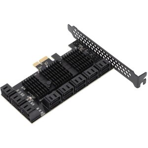 Adapter Card Pcie 1x To 16 Port Sata3.0 6gbps Multi Port Hard Disk Adapter C Adapter Card Pcie 1x To 16 Port Sata3.0 6gbps Multi Port Hard Disk Adapter C