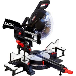 Excel 305mm Sliding Mitre Saw With Led Light & 80t Blade 240v/2000w Excel 305mm Sliding Mitre Saw With Led Light & 80t Blade 240v/2000w