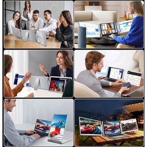 Laptop Screen Extender 16 Inch 2.5k Hd Ips Foldable Portable Double Screen Laptop Screen Extender 16 Inch 2.5k Hd Ips Foldable Portable Double Screen