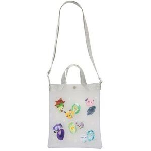 Pokemon Center Original Shinka No Ishi 2way Clear Tote Bag Shoulder Bag Pokemon Center Original Shinka No Ishi 2way Clear Tote Bag Shoulder Bag