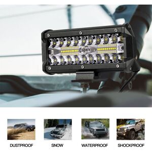Eurowagens 7 Inch 120w Combo Led Light Bars Spot Flood For Work Driving Offroad Eurowagens 7 Inch 120w Combo Led Light Bars Spot Flood For Work Driving Offroad