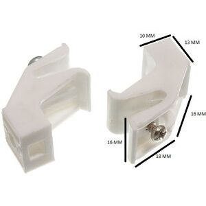 One Stop Diy Curtain Rod Rail Glide Track Bracket Fits Decorail Integra Pack Of 100 One Stop Diy Curtain Rod Rail Glide Track Bracket Fits Decorail Integra Pack Of 100