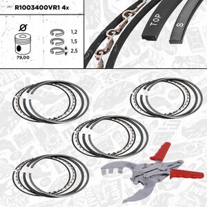 Et Engineteam 4x Piston Ring Set For Opel 1.6 16v Astra Corsa Tigra Vectra Zafira X16xe X16xel Et Engineteam 4x Piston Ring Set For Opel 1.6 16v Astra Corsa Tigra Vectra Zafira X16xe X16xel