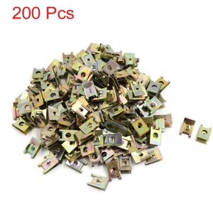 Uxcell 200pcs Speed Fastener U Nuts Interior Trim Self Tapping Screw Clips For Car Uxcell 200pcs Speed Fastener U Nuts Interior Trim Self Tapping Screw Clips For Car