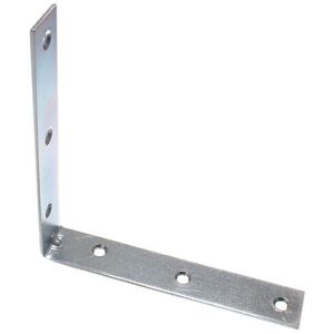 New 12 X Corner Brace Angle Brackets Bzp Steel 150mm ( 6 Inch ) - Onestopdiy - H New 12 X Corner Brace Angle Brackets Bzp Steel 150mm ( 6 Inch ) - Onestopdiy - H