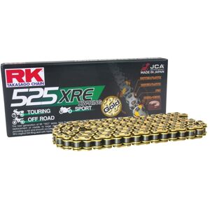 Rk Open Chain Gold Xre 124-525 Rivet - Rivet Chain for Honda & Triumph Motorcycles Rk Open Chain Gold Xre 124-525 Rivet - Rivet Chain for Honda & Triumph Motorcycles