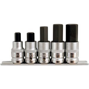 Hex Socket Bit Set 1/2"D 5pc - Laser 2197 New Hex Socket Bit Set 1/2"D 5pc - Laser 2197 New