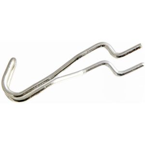 Onestopdiy 250 X Double Drop To Fit 19mm - 25mm (3/4 - 1") Pegboard Hooks Euroslot Onestopdiy 250 X Double Drop To Fit 19mm - 25mm (3/4 - 1") Pegboard Hooks Euroslot