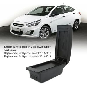 ˙car Armrest Box Black Smooth Surface Large Capacity Center Console Storage Box ˙car Armrest Box Black Smooth Surface Large Capacity Center Console Storage Box