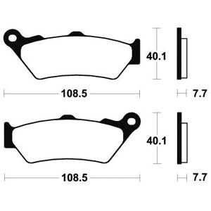 Tecnium Organic Scooter Brake Pads Me174 Tecnium Organic Scooter Brake Pads Me174