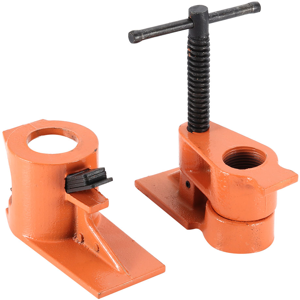 Heavy Duty 1 Inch Pipe Clamp Jaws Vise Fixture Set Woodworking Tool Kit Heavy Duty 1 Inch Pipe Clamp Jaws Vise Fixture Set Woodworking Tool Kit