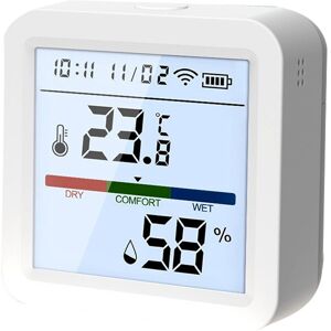 Sodial 5x(Tuya Wifi Temperature Humidity Sensor Backlight Hygrometer Sensor4292 Sodial 5x(Tuya Wifi Temperature Humidity Sensor Backlight Hygrometer Sensor4292