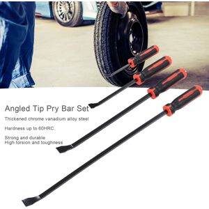 4x Angled Tip Pry Bar Set 8in 12in 18in 24in 30° Car Tire Repair Pry Bar Kit☚ 4x Angled Tip Pry Bar Set 8in 12in 18in 24in 30° Car Tire Repair Pry Bar Kit☚