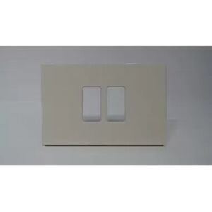 Bticino Spa Bticino Magic Plate In Resin 2 Places White 503//220r Bticino Spa Bticino Magic Plate In Resin 2 Places White 503//220r