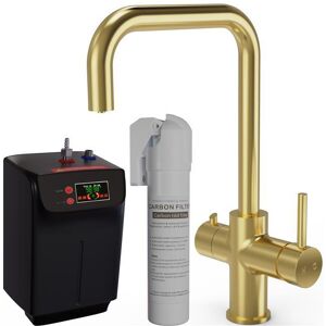 Liquida Ebt311br 3 In 1 Brushed Brass Kitchen Instant Boiling Hot Water Tap Liquida Ebt311br 3 In 1 Brushed Brass Kitchen Instant Boiling Hot Water Tap
