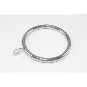 Onestopdiy 100 X Chromed Steel Curtain Pole Rod Rings Fixed Eye Id 42mm - Od 52mm Onestop Onestopdiy 100 X Chromed Steel Curtain Pole Rod Rings Fixed Eye Id 42mm - Od 52mm Onestop