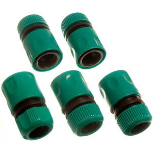 Onestopdiy New 10 Packs Of 5 Female Quick Snap Hose Connectors Flow Thru Fits Hozelock - On Onestopdiy New 10 Packs Of 5 Female Quick Snap Hose Connectors Flow Thru Fits Hozelock - On