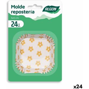 Algon Yellow flower Disposable Muffin Tray - Muffin Tray Algon Yellow flower Disposable Muffin Tray - Muffin Tray