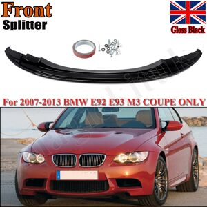 Magickit For Bmw M3 E92 E93 2door Gloss Black Front Bumper Lip Spoiler Splitter 2007-2013 Magickit For Bmw M3 E92 E93 2door Gloss Black Front Bumper Lip Spoiler Splitter 2007-2013