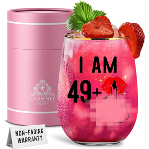 Does Not Apply ® 50th Birthday Gifts For Women Wine Glass Personalised Decorations Mum Grandma Does Not Apply ® 50th Birthday Gifts For Women Wine Glass Personalised Decorations Mum Grandma