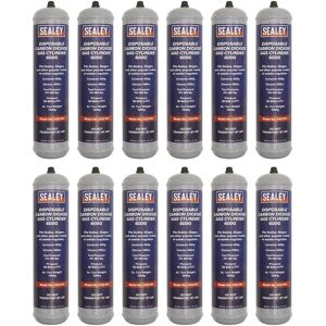 Sealey Gas Cylinder Disposable Carbon Dioxide 600g - Box Of 12 Co2/101/12 Sealey Gas Cylinder Disposable Carbon Dioxide 600g - Box Of 12 Co2/101/12