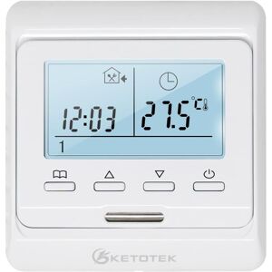 Ketotek Programmable Underfloor Heating Thermostat Digital Manual Room Thermost Ketotek Programmable Underfloor Heating Thermostat Digital Manual Room Thermost
