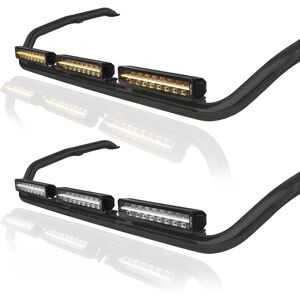 Bragan™ Roof Bar + Led Spot Bars X3 For Mercedes Actros Mp4 2012+ Big Space Cab - Black Bragan™ Roof Bar + Led Spot Bars X3 For Mercedes Actros Mp4 2012+ Big Space Cab - Black
