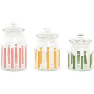 3 Tubs Home Esprit Multicolour Stripes Modern 1 L 1,2 L 3 Pieces 3 Tubs Home Esprit Multicolour Stripes Modern 1 L 1,2 L 3 Pieces