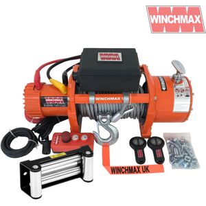 Winchmax 9000lb Heavy Recovery Winch - 24m Steel Rope - EN14492 Winchmax 9000lb Heavy Recovery Winch - 24m Steel Rope - EN14492
