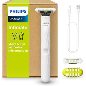 Philips Oneblade Intimate, Designed For Pubic Grooming, Trim And Shave With Ext Philips Oneblade Intimate, Designed For Pubic Grooming, Trim And Shave With Ext