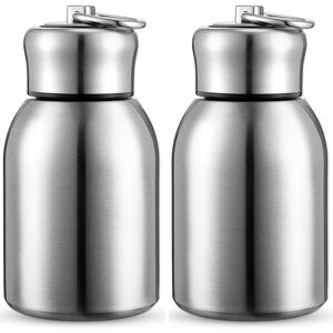 Sodial 2x(2 Pcs 10oz Stainless Steel Water Bottle Slim Insulated Thermal Water2362 Sodial 2x(2 Pcs 10oz Stainless Steel Water Bottle Slim Insulated Thermal Water2362