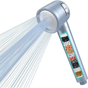 Meko Hard Water Filter Shower Head With 3 Modes, 15 Layers Filtration Water Sav Meko Hard Water Filter Shower Head With 3 Modes, 15 Layers Filtration Water Sav
