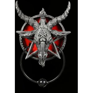 Door Knocker - Baphomet With Pentagram - Nemesis Now Decoration Doorbell Devil Door Knocker - Baphomet With Pentagram - Nemesis Now Decoration Doorbell Devil