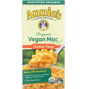 Annie's Organic Vegan Mac Cheddar Flavor - Pasta Annie's Organic Vegan Mac Cheddar Flavor - Pasta