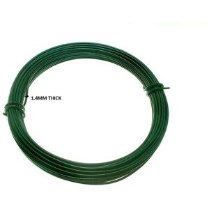 Onestopdiy 48 Rolls Of Garden / Fence Wire Green Plastic Coated 2 Mm X 15 Metres Onestopd Onestopdiy 48 Rolls Of Garden / Fence Wire Green Plastic Coated 2 Mm X 15 Metres Onestopd