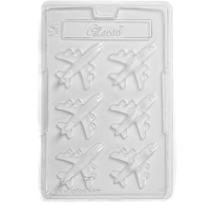 World Of Moulds Airplane (Double) Chocolate/soap Mould - 6 Cavity - Pack Of 10 World Of Moulds Airplane (Double) Chocolate/soap Mould - 6 Cavity - Pack Of 10