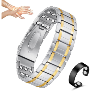 Does Not Apply 3x Magnetic Bracelet For Men Pure Titanium Bracelet 3500 Gauss Ultra Strength Ma Does Not Apply 3x Magnetic Bracelet For Men Pure Titanium Bracelet 3500 Gauss Ultra Strength Ma