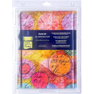 Does Not Apply Monoprinting Print Plate - A4 (21 X 29.7 Cm) Gel Plate - Printmaking Supplies - Does Not Apply Monoprinting Print Plate - A4 (21 X 29.7 Cm) Gel Plate - Printmaking Supplies -