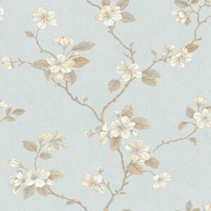 G67617-Palazzo2 Floral Blue Galerie Wallpaper G67617-Palazzo2 Floral Blue Galerie Wallpaper