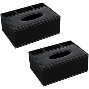 Sodial 2x Pu Tissue Box Remote Control Holder Multifunctional Desktop Organizer2635 Sodial 2x Pu Tissue Box Remote Control Holder Multifunctional Desktop Organizer2635