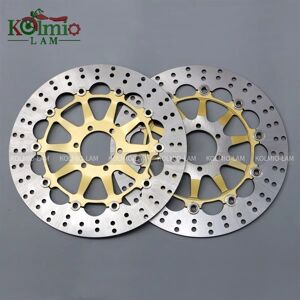 Eurowagens Fit Ducati 748 916 996 998 Motorcycle Floating Front Brake Disc Rotor Gold Eurowagens Fit Ducati 748 916 996 998 Motorcycle Floating Front Brake Disc Rotor Gold