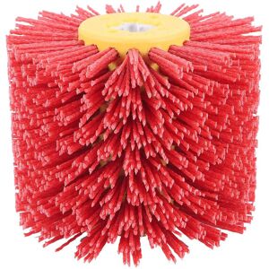 Sodial 4x(Red Abrasive Wire Drum Brushes Deburring Polishing Buffing Wheel For8377 Sodial 4x(Red Abrasive Wire Drum Brushes Deburring Polishing Buffing Wheel For8377