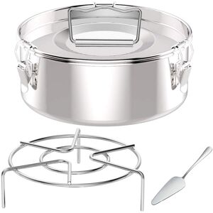Sodial 4x(Flan Pan Flaneras Mold, Stainless Steel Flan Mold With Lid - Flan Maker1363 Sodial 4x(Flan Pan Flaneras Mold, Stainless Steel Flan Mold With Lid - Flan Maker1363