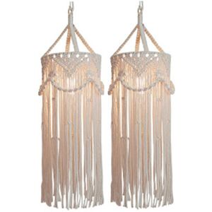Sodial 2x Chandelier Boho Decor Hand-Woven Charm Macrame Wall Hanging Home Bunk1239 Sodial 2x Chandelier Boho Decor Hand-Woven Charm Macrame Wall Hanging Home Bunk1239