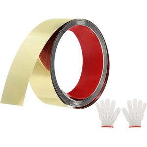 Uxcell 16.4ft X 1.97" Wall Molding Trim, Mirror Finish With Glove, Gold Uxcell 16.4ft X 1.97" Wall Molding Trim, Mirror Finish With Glove, Gold