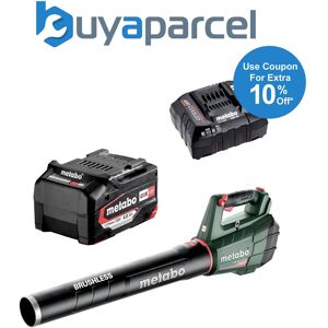 Metabo 601607850 Cordless Leaf Blower 18v Quiet Blower Lb Ltx + 4ah Battery Kit Metabo 601607850 Cordless Leaf Blower 18v Quiet Blower Lb Ltx + 4ah Battery Kit