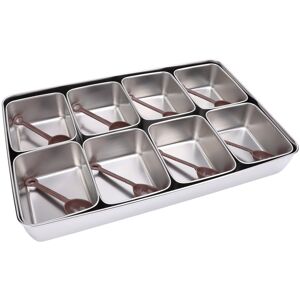 Condiment Organizer Fruit Serving Tray Anti Slip For Bar Condiment Organizer Fruit Serving Tray Anti Slip For Bar