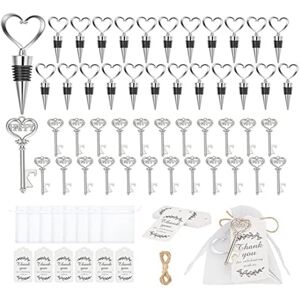 Sodial 2x(24 Pieces Key Bottle Opener And 24 Pieces Wine Cork Set Wedding Favours B4o2) Sodial 2x(24 Pieces Key Bottle Opener And 24 Pieces Wine Cork Set Wedding Favours B4o2)