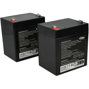 Vhbw 2x Battery For Apc Bf350-Gr Be 500 Dla2200rmi2u Bf500-Gr Fg20451 12v Agm Vhbw 2x Battery For Apc Bf350-Gr Be 500 Dla2200rmi2u Bf500-Gr Fg20451 12v Agm