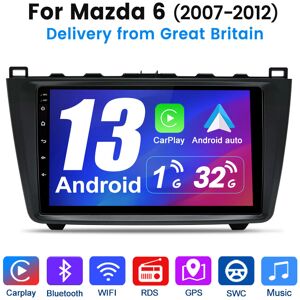 Junsun For Mazda 6 2007-12 Car Radio Android 13 Carplay Stereo Gps Sat Nav Wifi Fm 32gb Junsun For Mazda 6 2007-12 Car Radio Android 13 Carplay Stereo Gps Sat Nav Wifi Fm 32gb